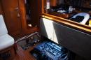 Solar Planet 51 Beneteau Idylle 15,5: Below amidship seat area is the engine Perkins 85 HP 4-236  -  saloon